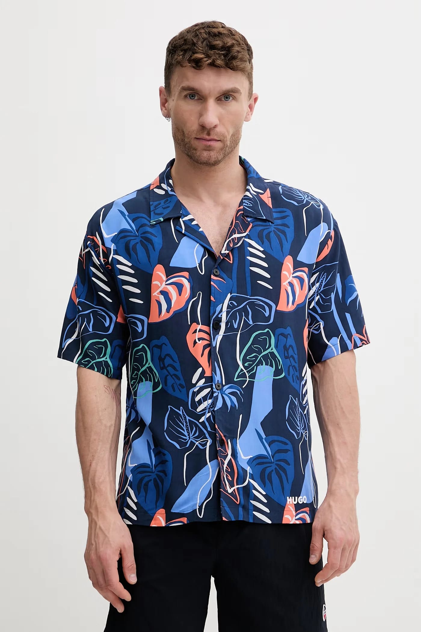 BEACH SHIRT RELAXED мужская пляжная рубашка - фото 1