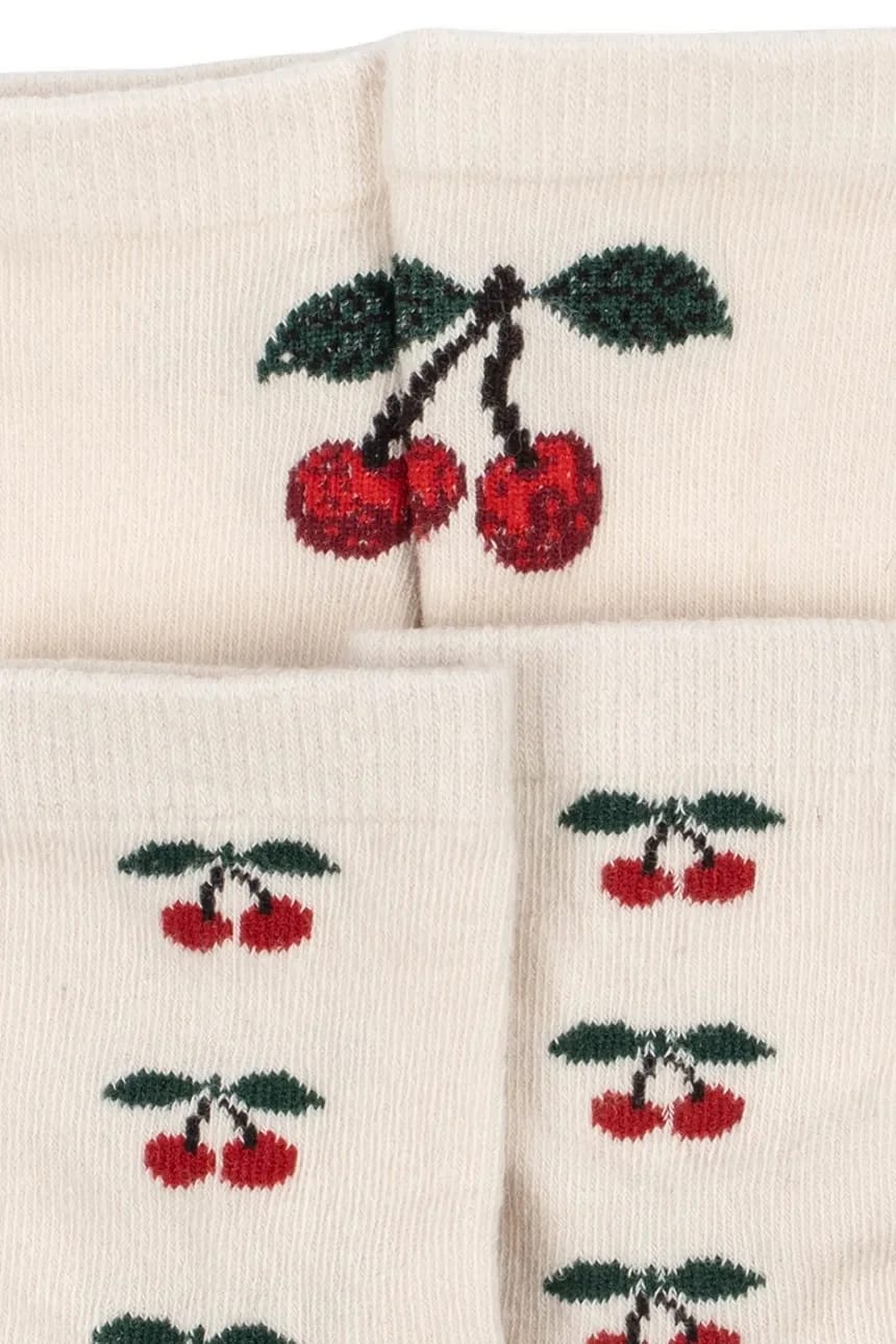Детские носки 2 пары JACQUARD CHERRY SOCKS - фото 2