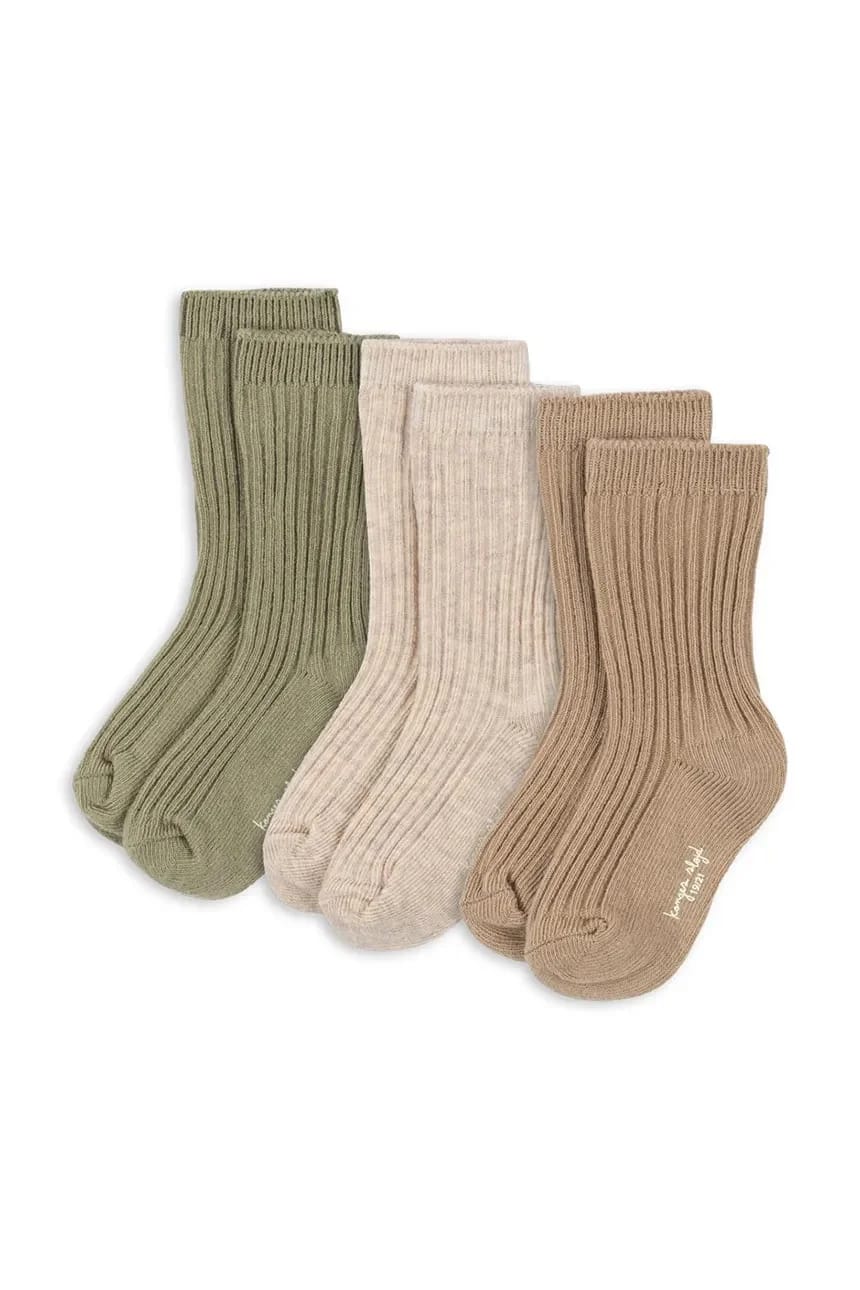 Детские носки 3 ПАКЕТА RIB SOCKS - фото 1