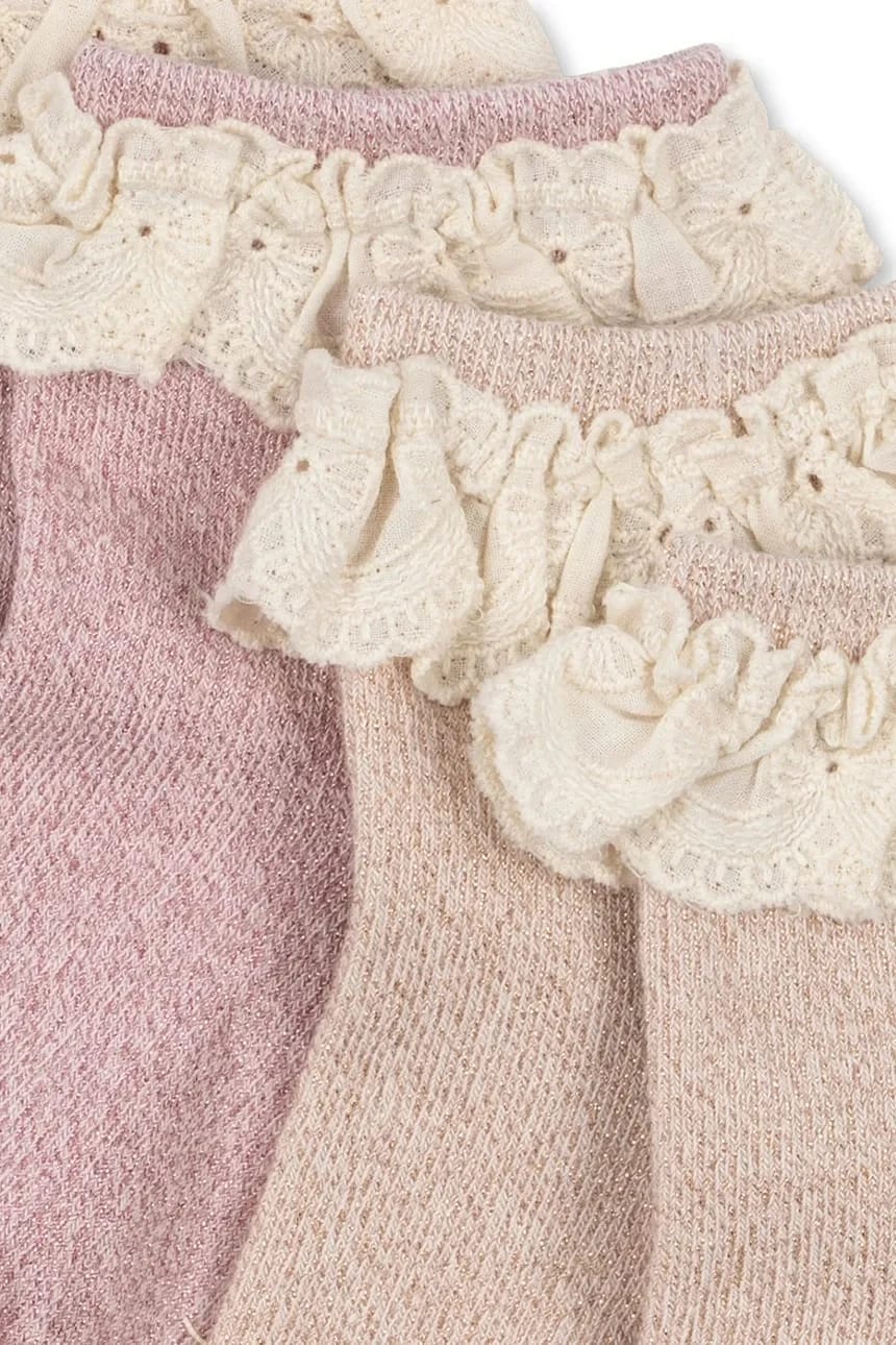Детские носки GLITTER FRILL SOCKS 2 шт. - фото 2