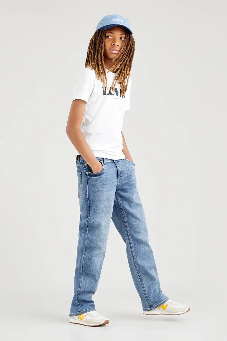 Детские джинсы STAY LOOSE TAPER JEANS - фото 9
