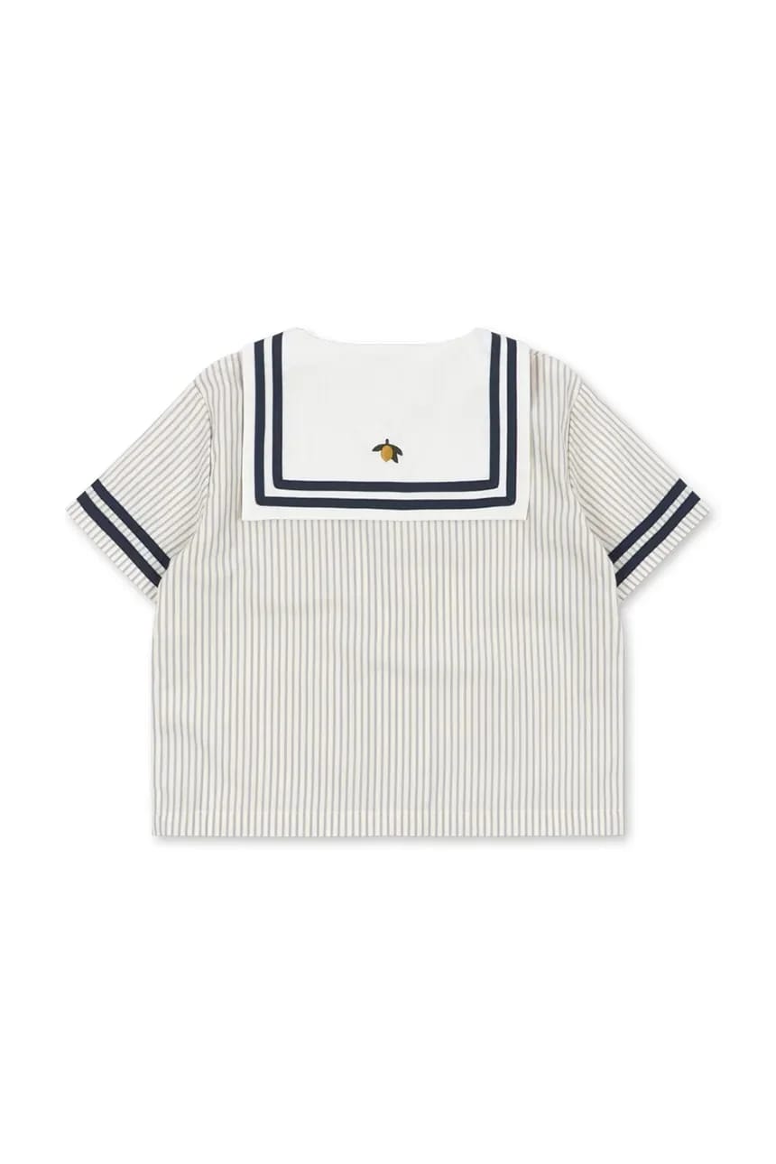 ALLIE SAILOR SHIRT GOTS детская хлопковая рубашка - фото 2