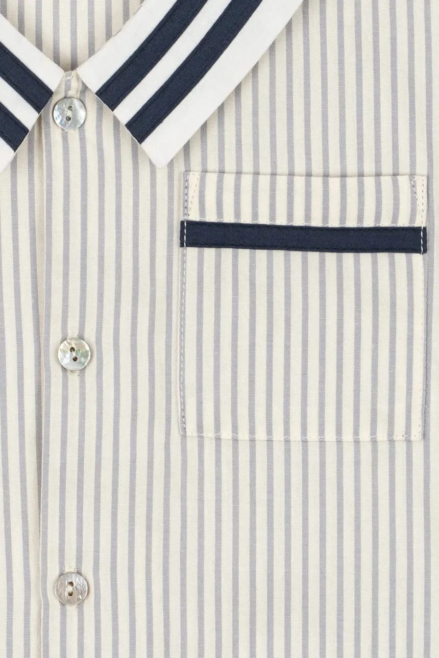 ALLIE SAILOR SHIRT GOTS детская хлопковая рубашка - фото 4