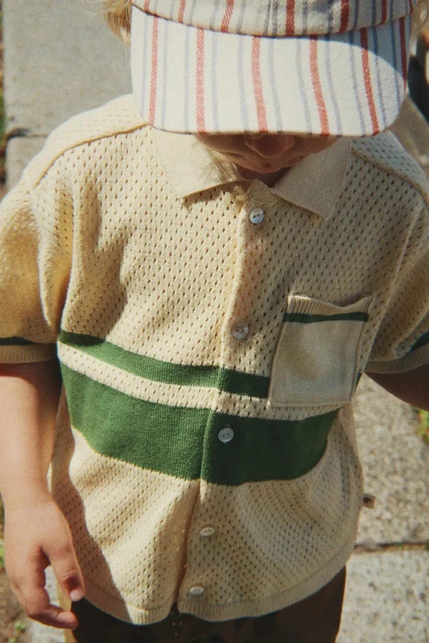 Детская хлопковая рубашка HAI KNIT SHIRT GOTS - фото 8