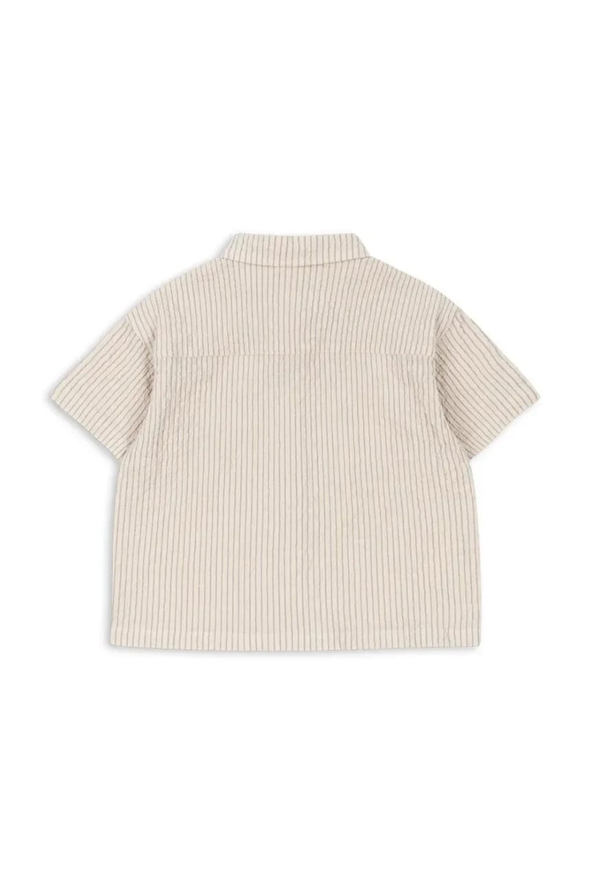 Детская рубашка из хлопка с эластаном ELLIOT SS SHIRT GOTS - фото 2