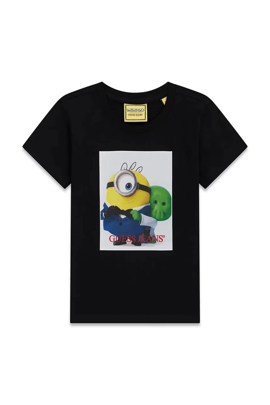 Детская хлопковая футболка GJ X MINIONS - фото 1