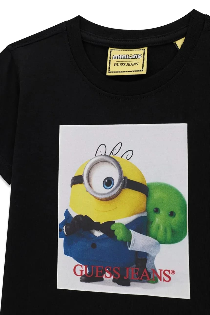 Детская хлопковая футболка GJ X MINIONS - фото 3