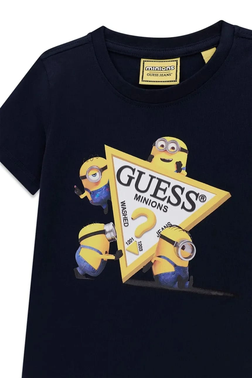 Детская хлопковая футболка GJ X MINIONS - фото 3