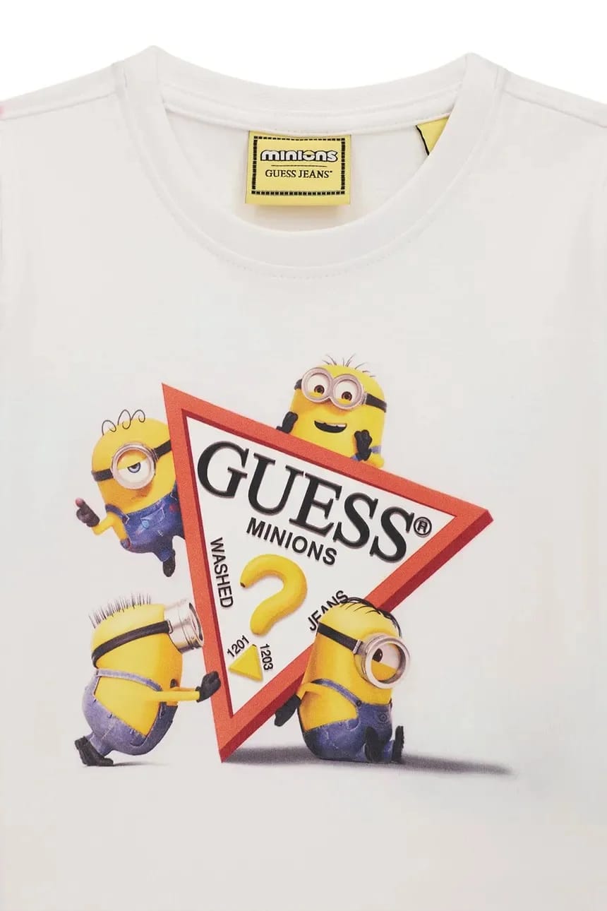 Детская хлопковая футболка GJ X MINIONS - фото 3