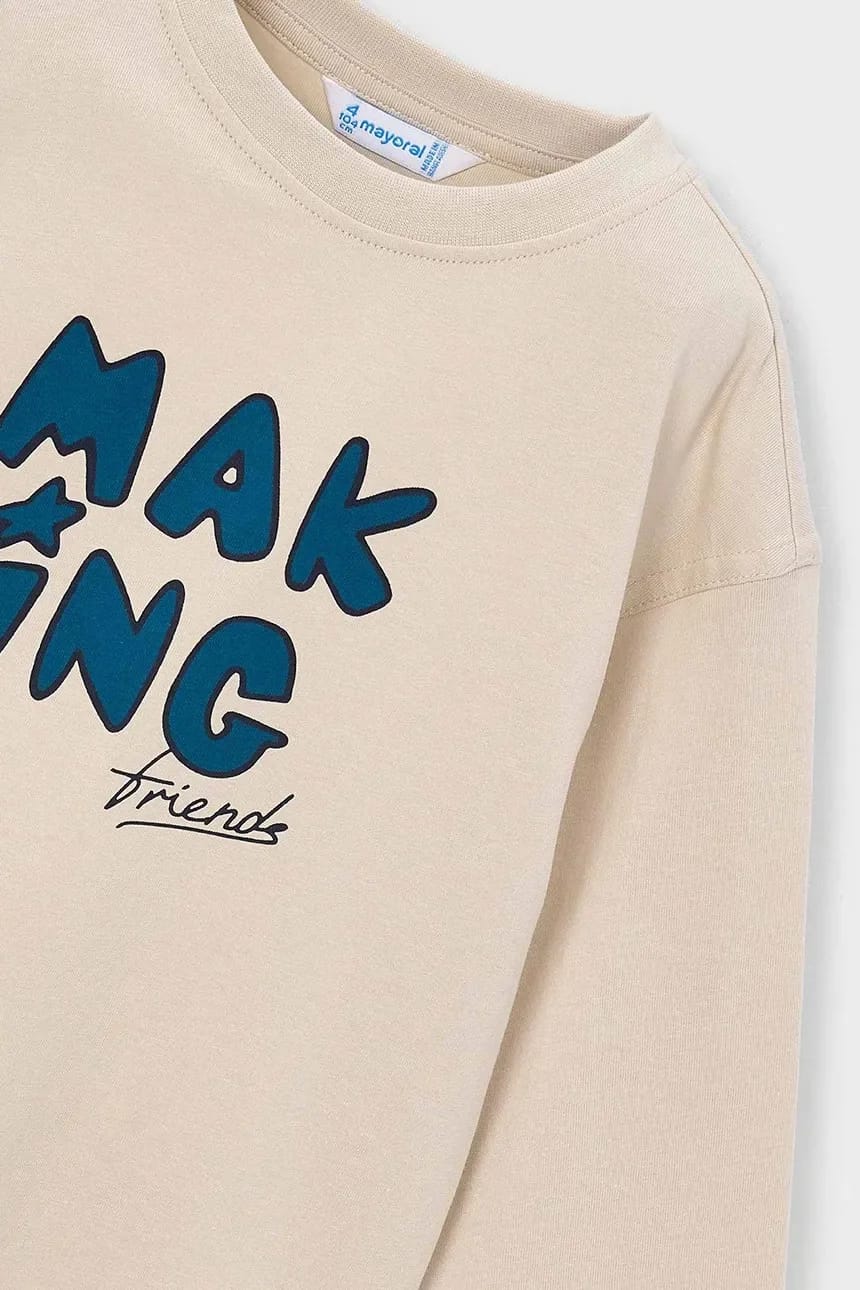 Детская хлопковая рубашка с длинным рукавом - фото 3