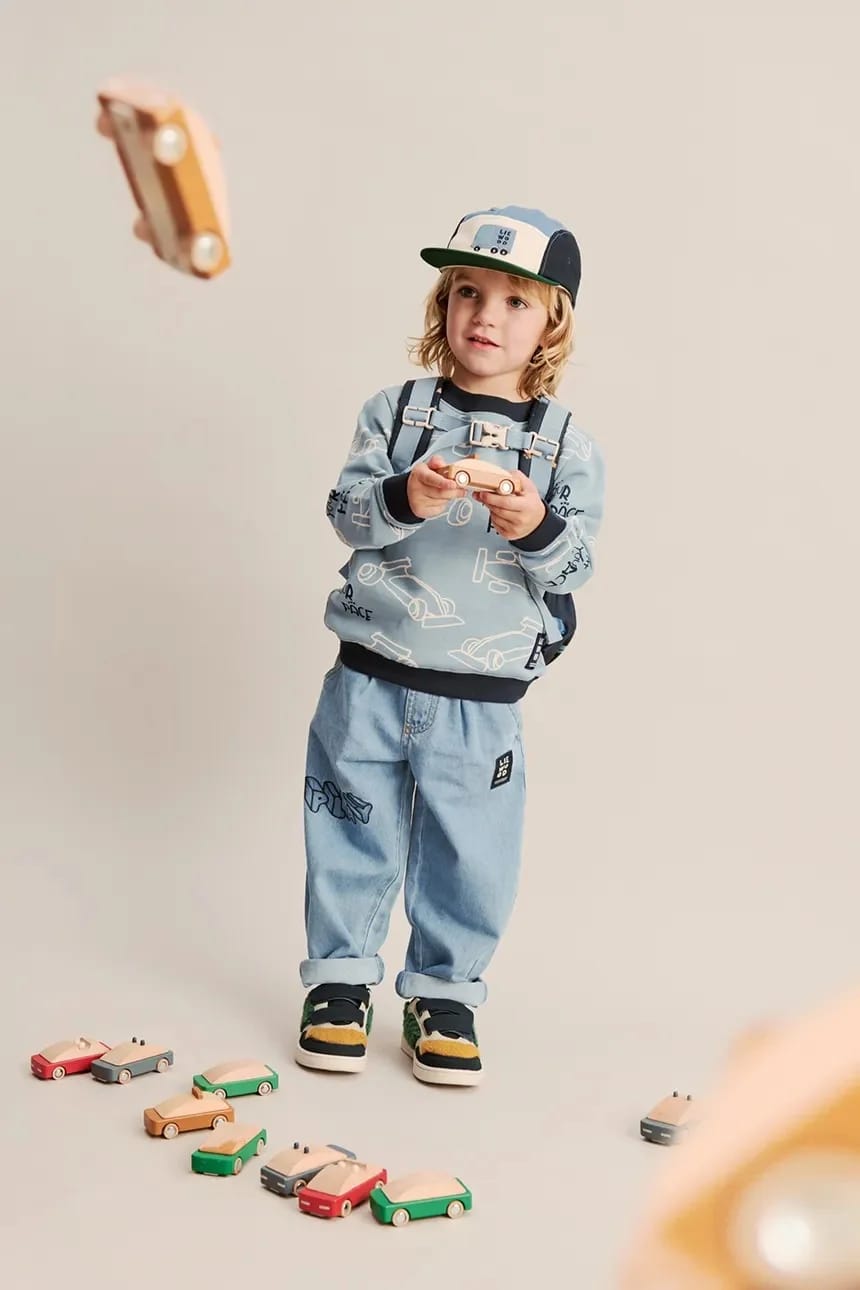 Детская хлопковая бейсболка Rory Embroidery Cap - фото 5