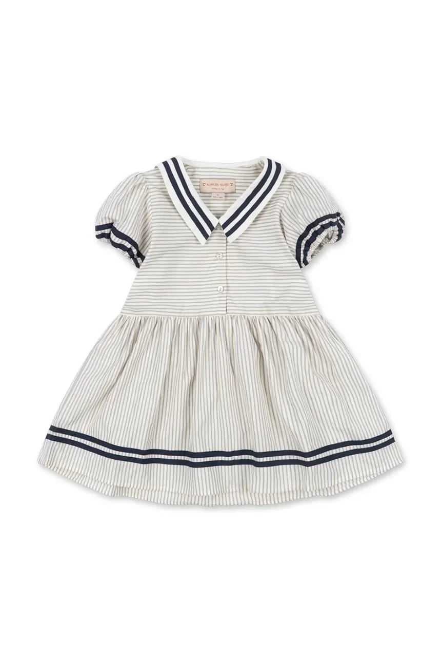 ALLIE SAILOR DRESS хлопковое расклешенное платье GOTS - фото 2