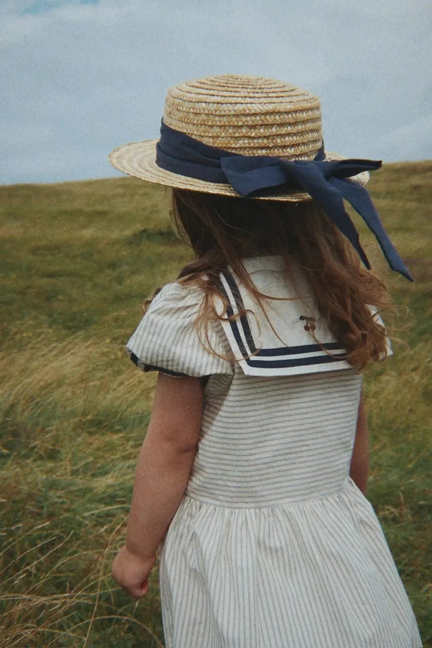 ALLIE SAILOR DRESS хлопковое расклешенное платье GOTS - фото 10