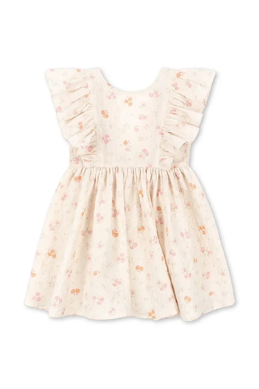 ELIN FRILL DRESS Платье из хлопка GOTS - фото 2