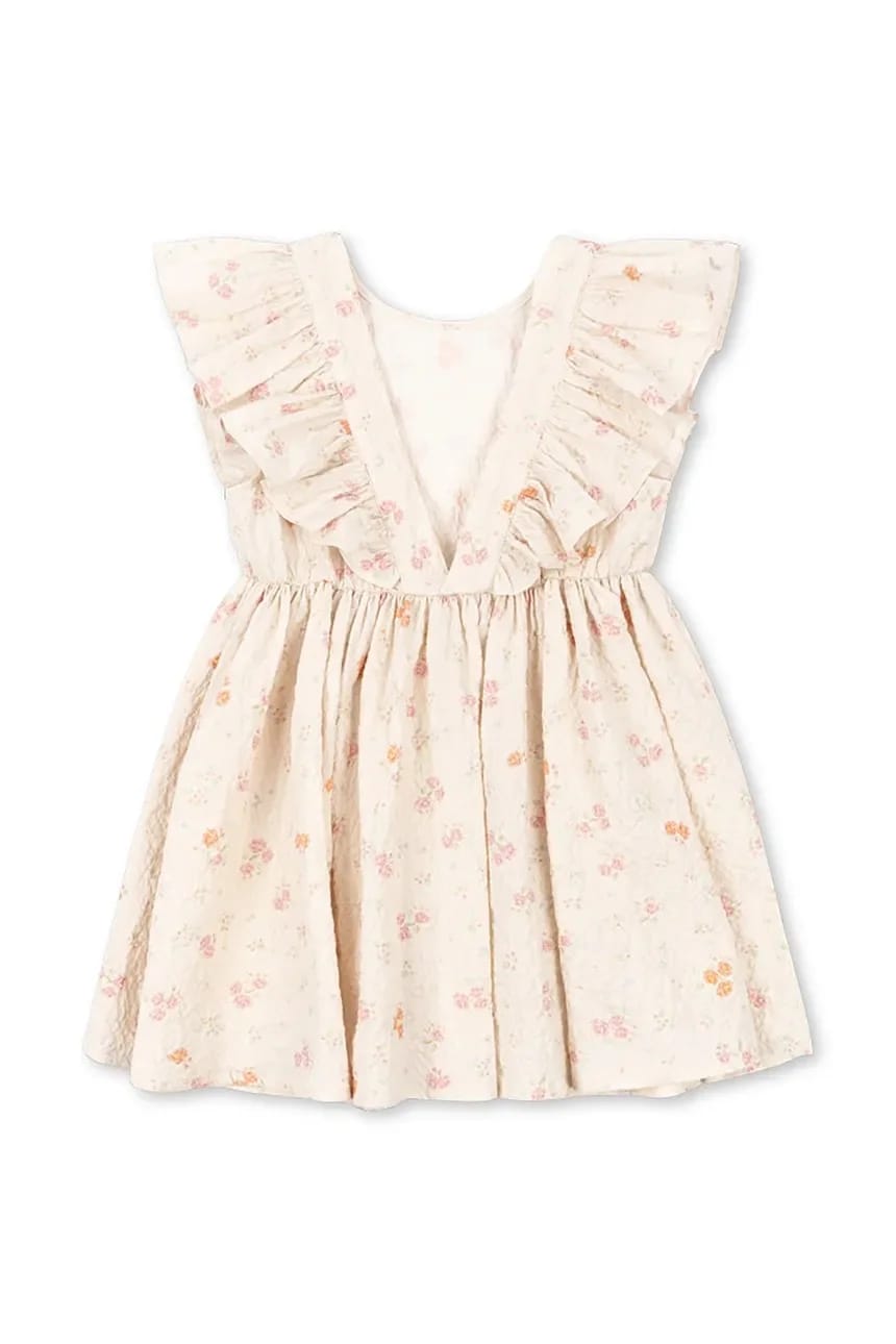 ELIN FRILL DRESS Платье из хлопка GOTS - фото 3