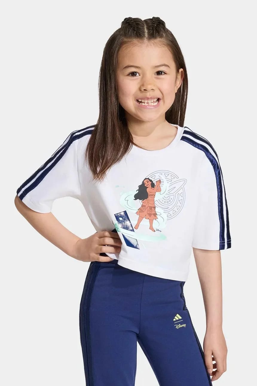 Детская футболка из хлопка с эластаном DISNEY - фото 1