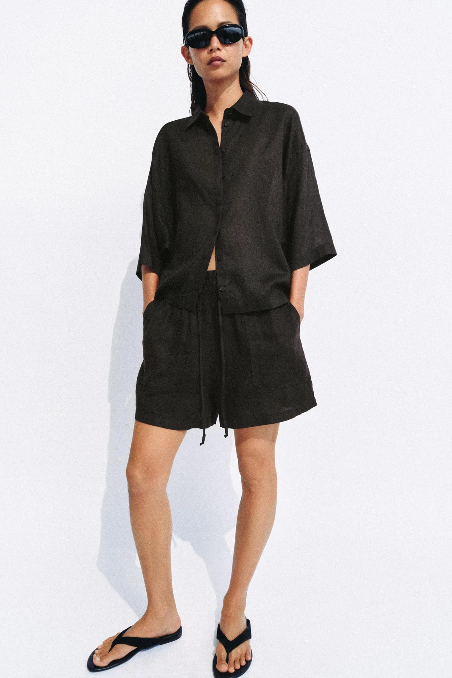 СВОБОДНАЯ РУБАШКА OVERSIZE ИЗ КОЛЛЕКЦИИ ZW