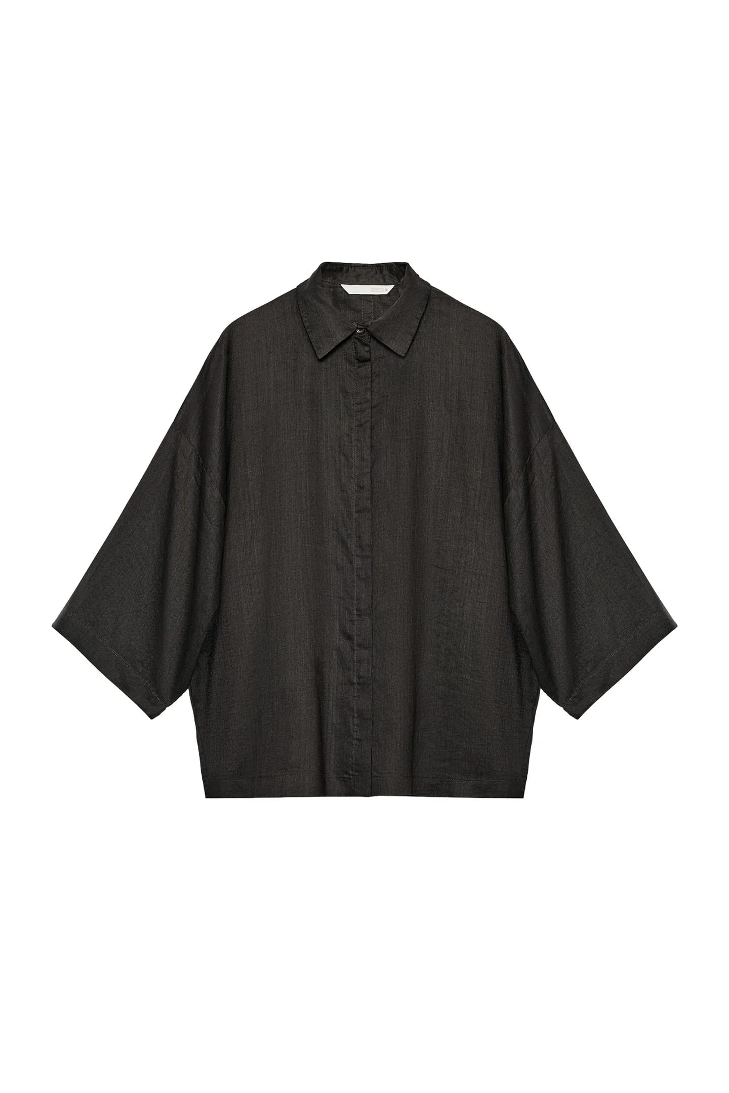 СВОБОДНАЯ РУБАШКА OVERSIZE ИЗ КОЛЛЕКЦИИ ZW - фото 3
