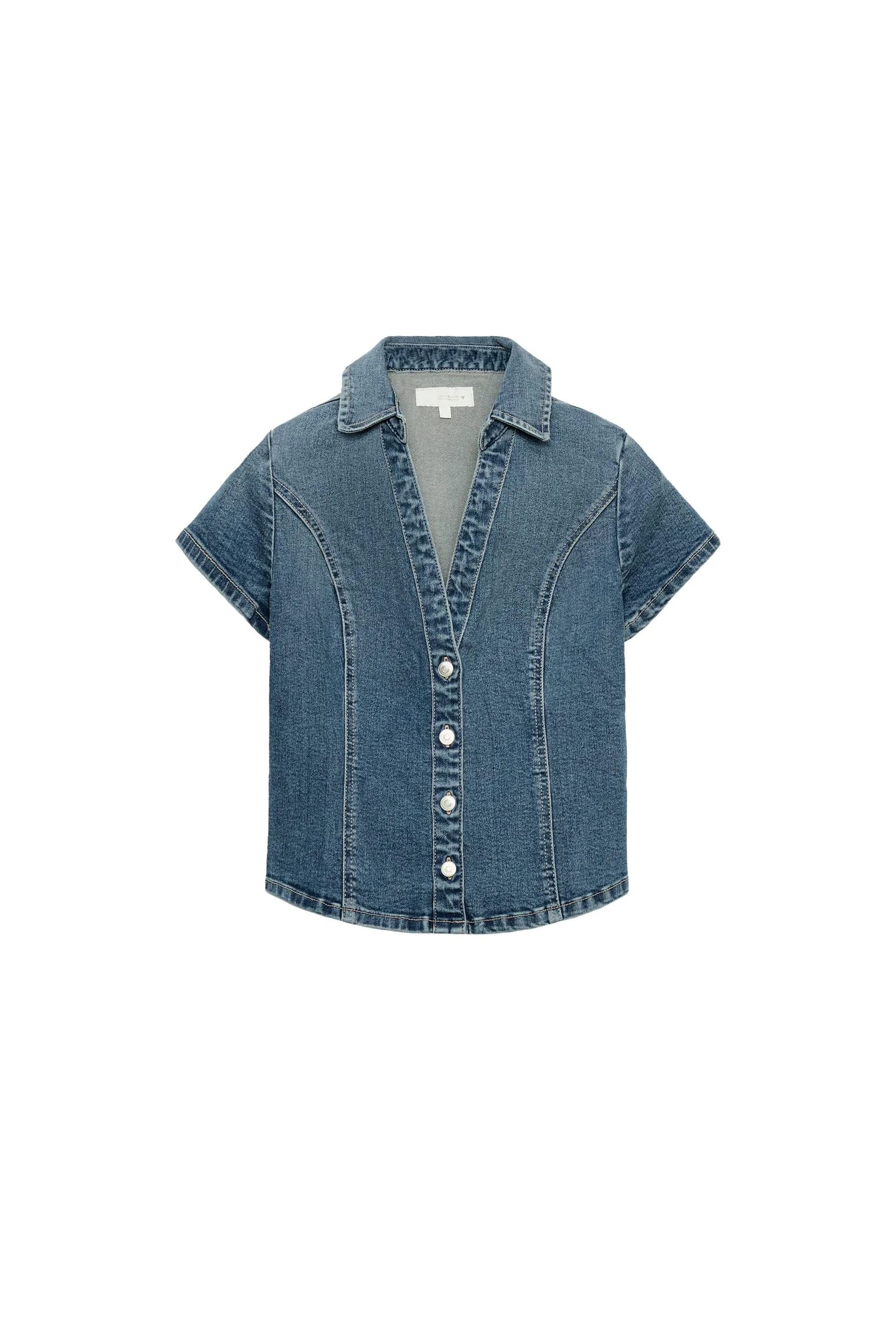 ДЖИНСОВАЯ РУБАШКА TRF FIT - фото 3
