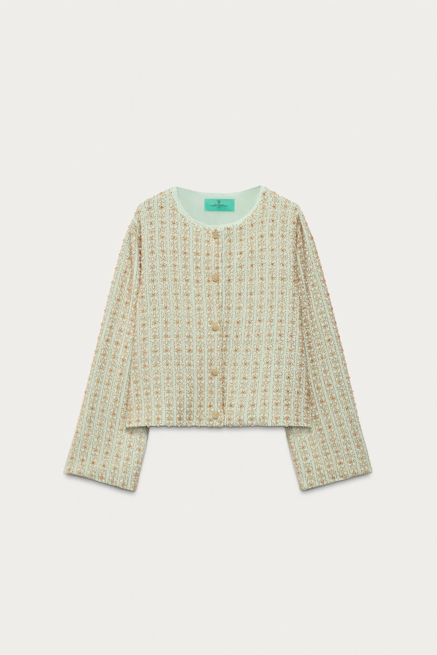 КАРДИГАН ИЗ БИСЕРА МАРИСА БЕРЕНСОН X Zara