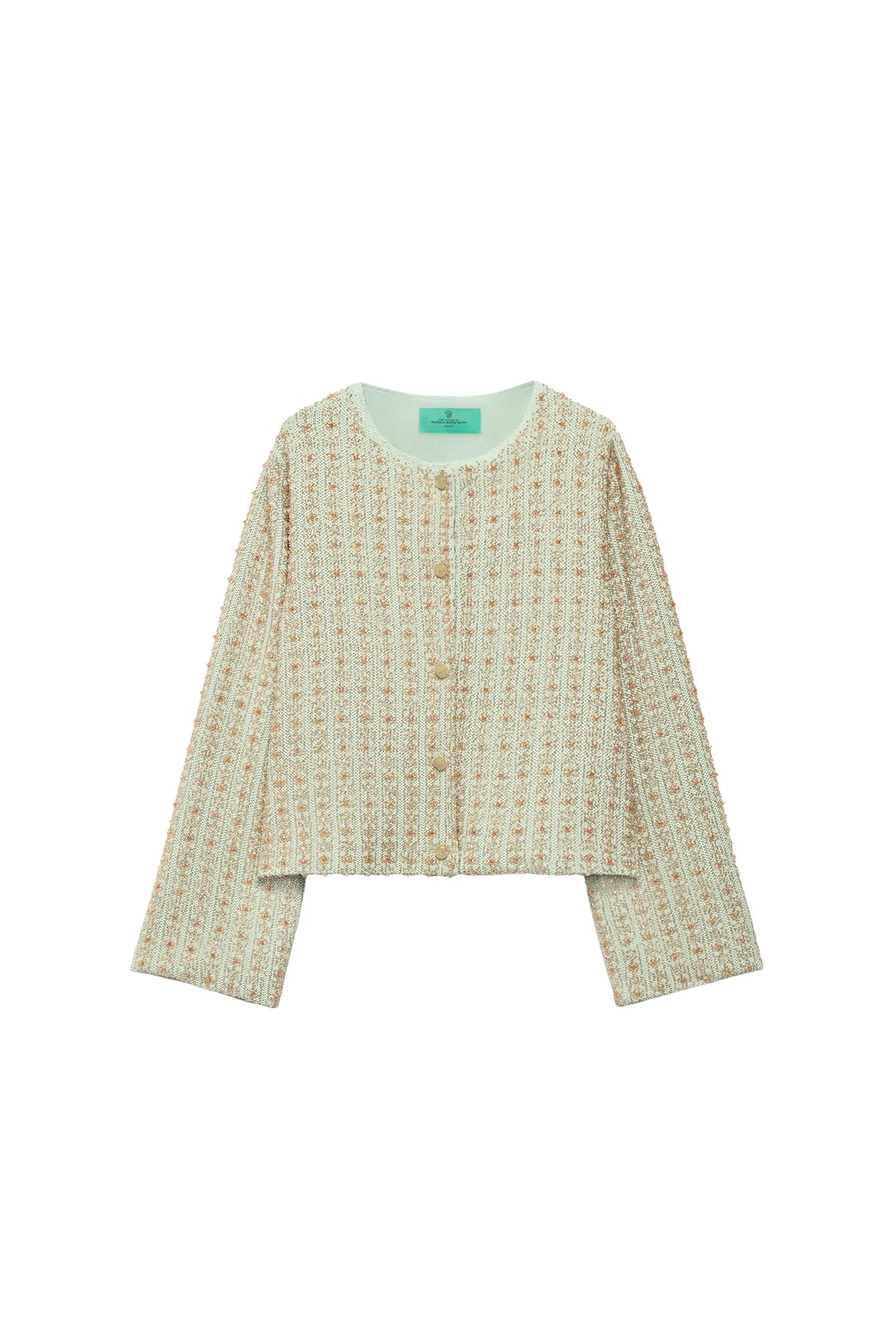 КАРДИГАН ИЗ БИСЕРА МАРИСА БЕРЕНСОН X Zara - фото 2