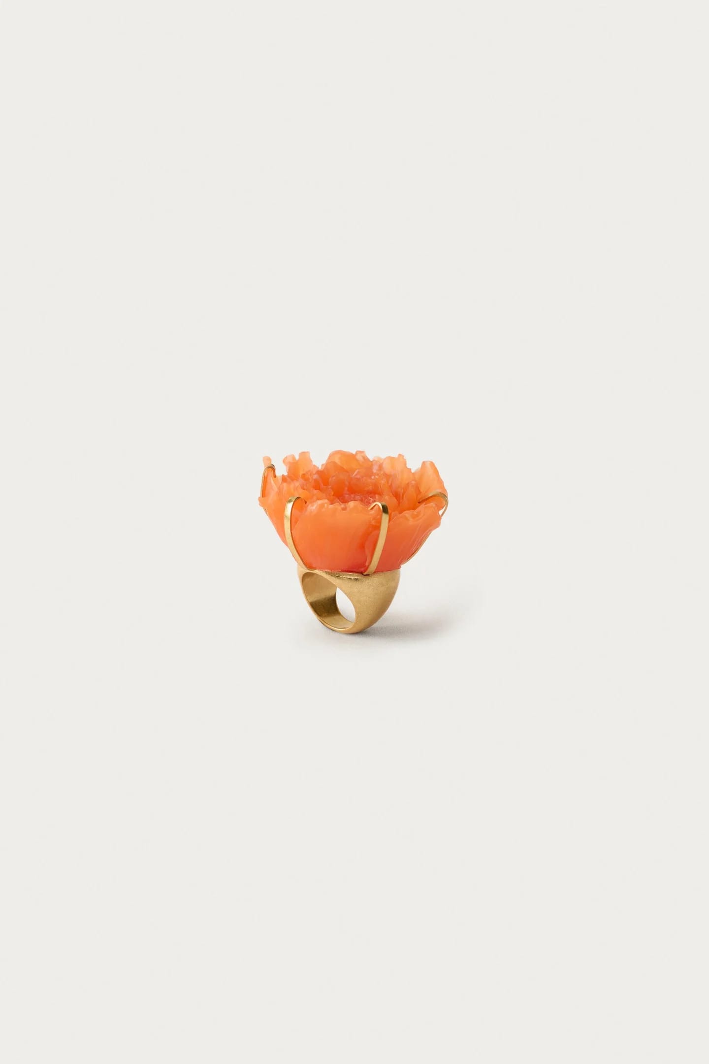 БОЛЬШОЕ КОЛЬЦО С ЦВЕТОМ 3D МАРИСА БЕРЕНСОН X Zara