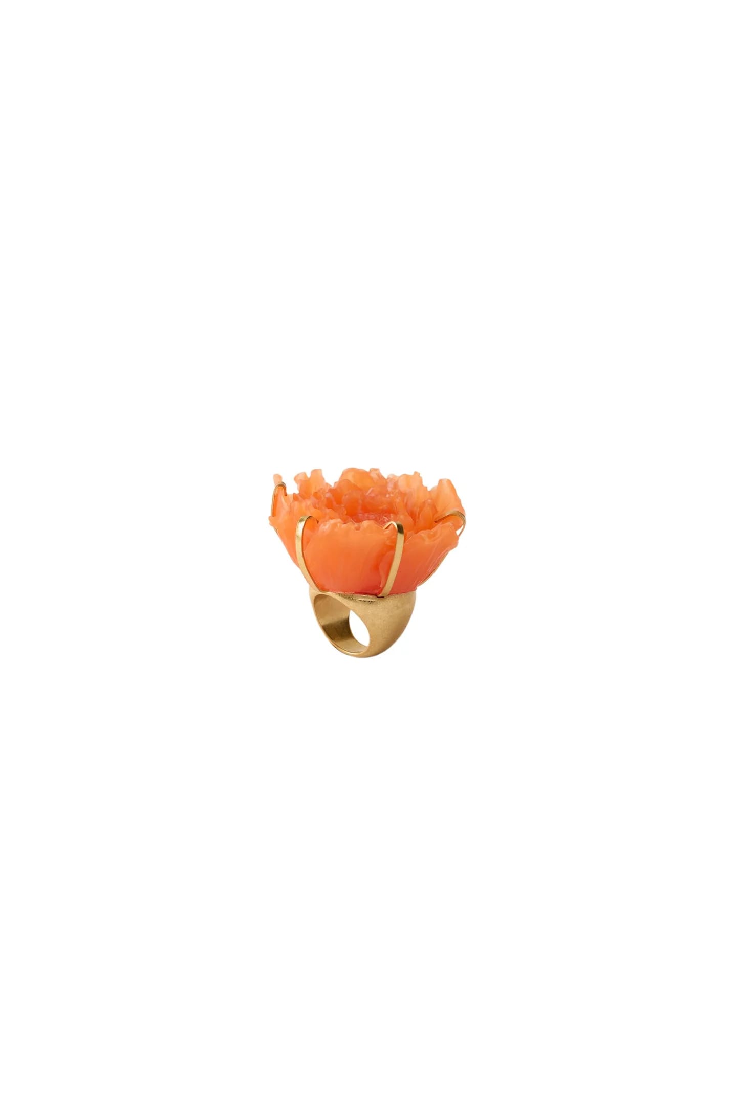 БОЛЬШОЕ КОЛЬЦО С ЦВЕТОМ 3D МАРИСА БЕРЕНСОН X Zara - фото 3