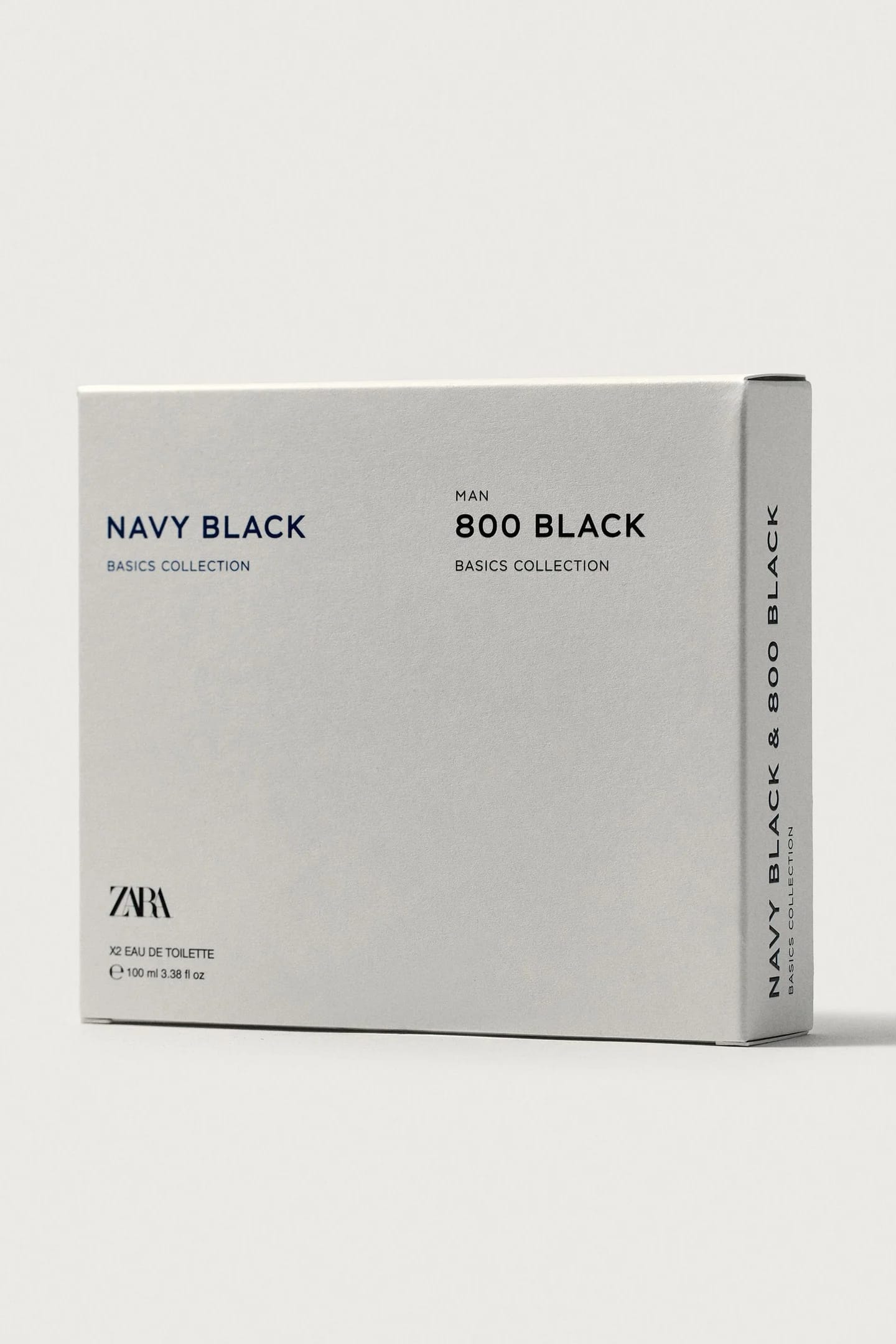 ТЕМНО-СИНИЙ ЧЕРНЫЙ + Zara MAN 800 BLACK EDT 2X100 МЛ (3,4 Ж. УНЦИИ) - фото 2
