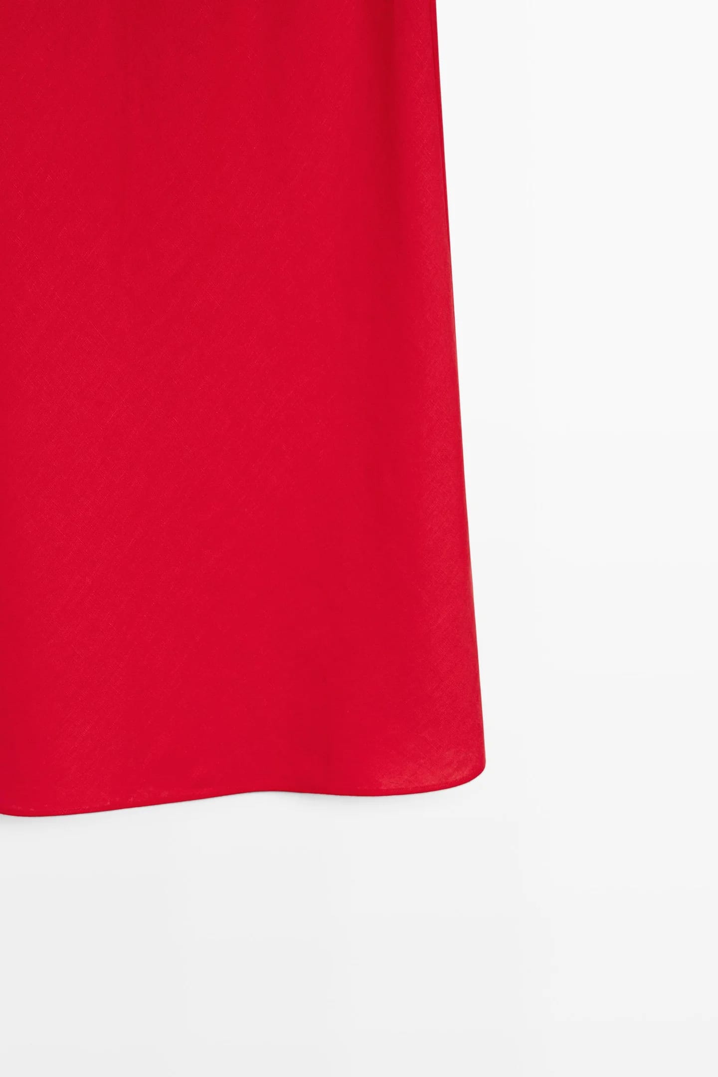 Льняная юбка-миди на резинке - фото 3