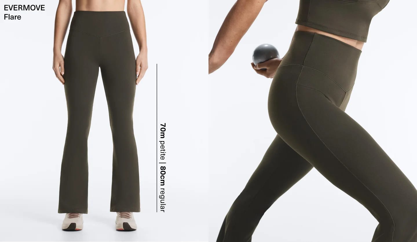 Evermove расклешенные брюки с высокой посадкой - фото 1