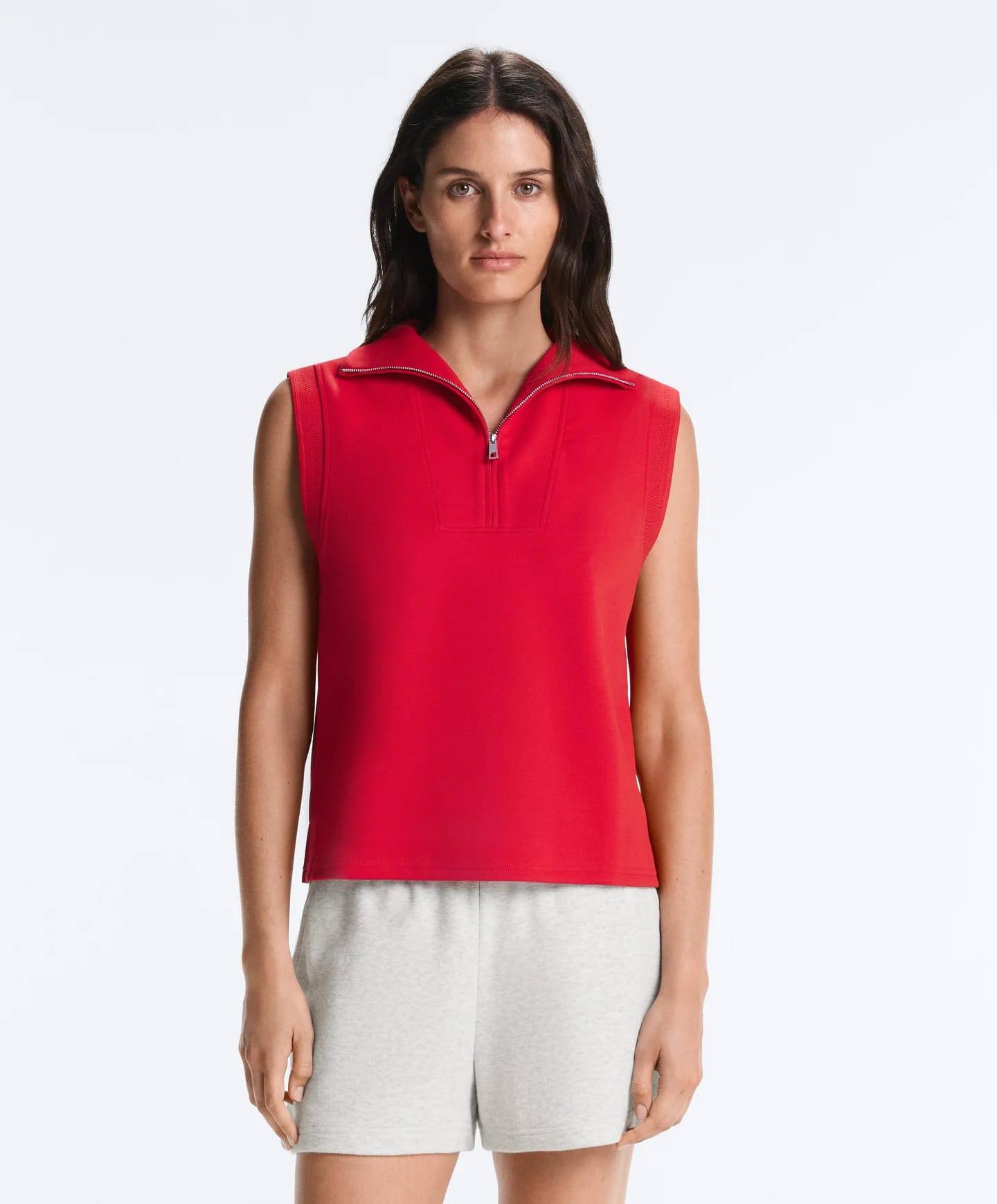 Жилет без рукавов из хлопка пике - фото 65