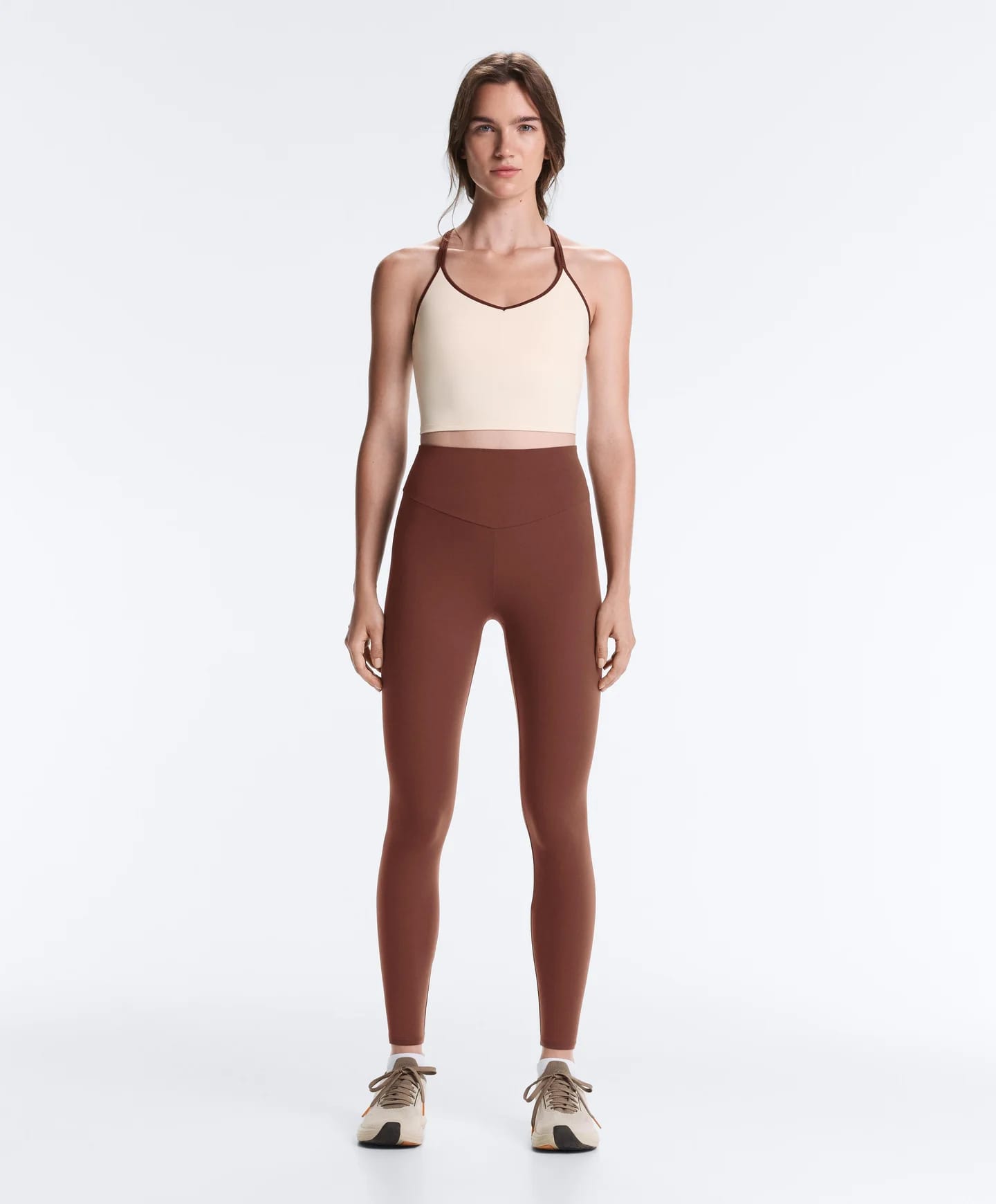 Коричневый Total Look Comfortlux с завышенной талией - фото 12