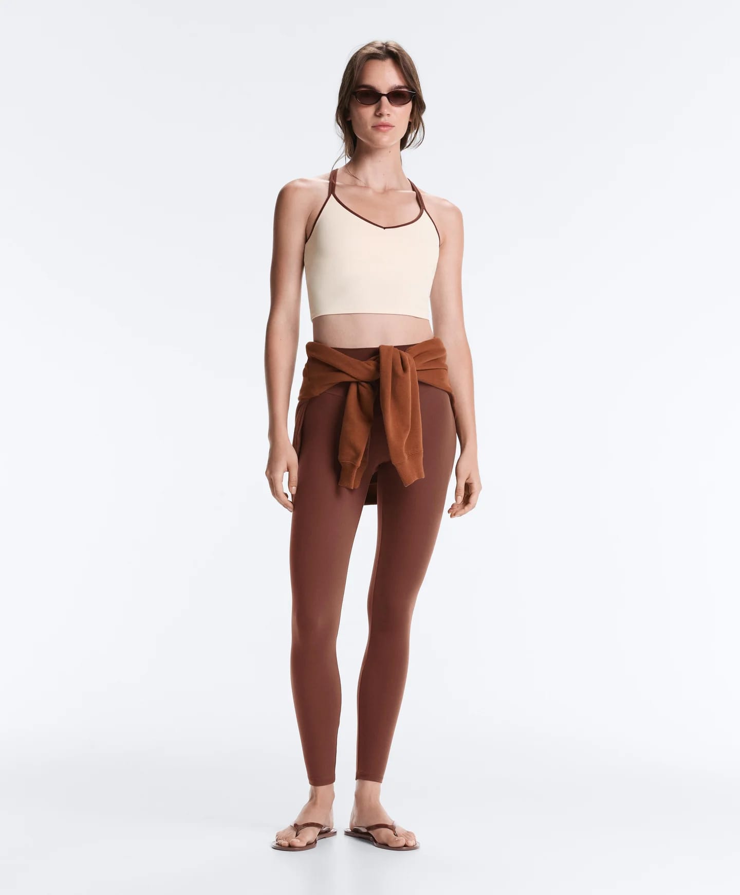 Коричневый Total Look Comfortlux с завышенной талией - фото 19