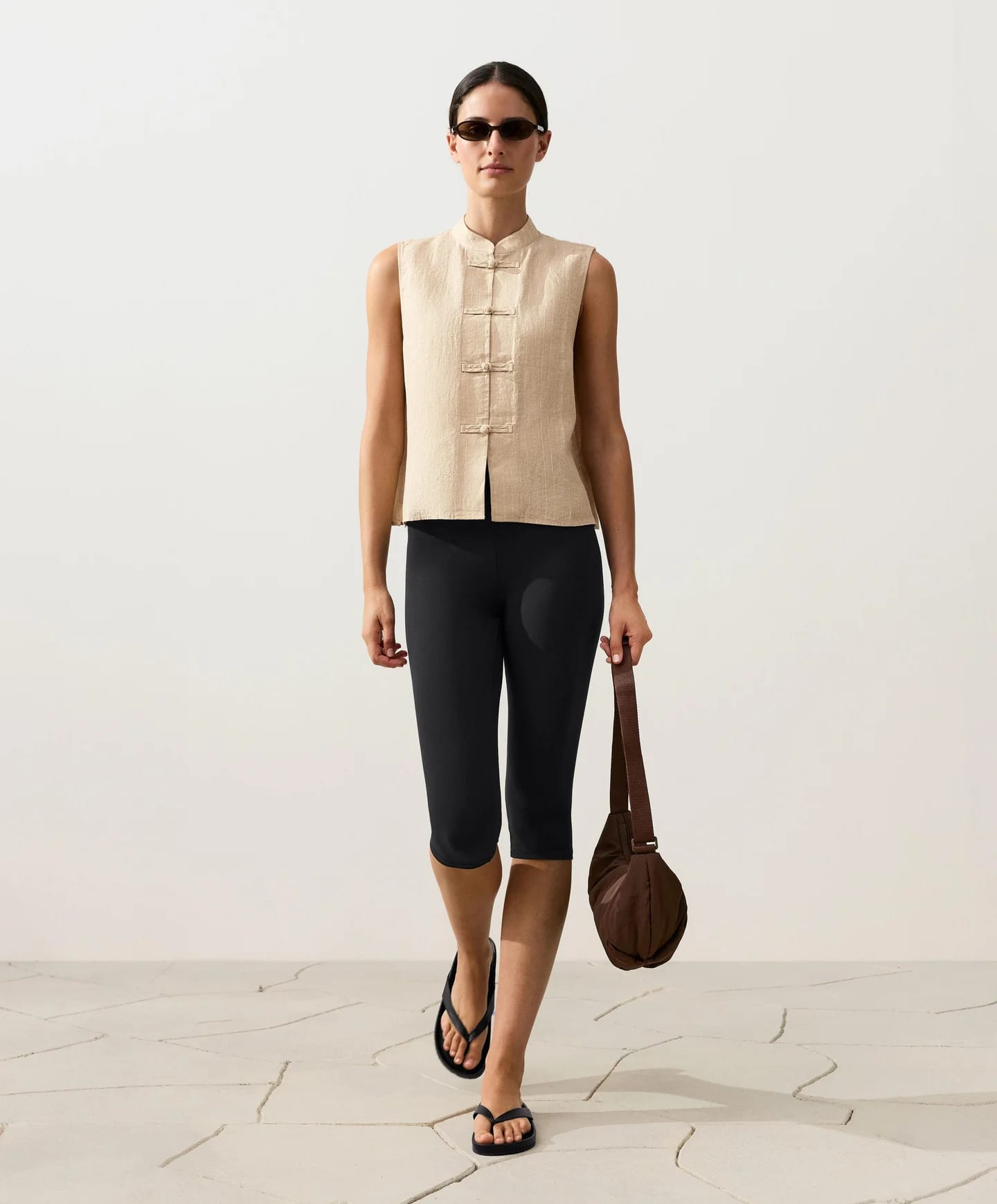 Льняной Total Look цвета экрю - фото 9