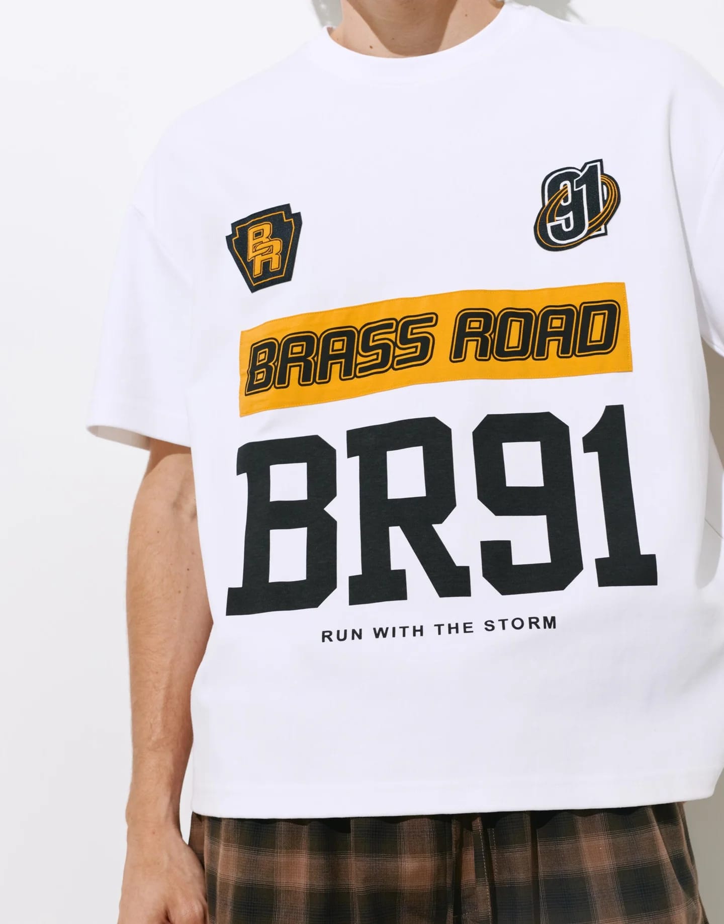 футболка свободного кроя Brass Road - фото 9