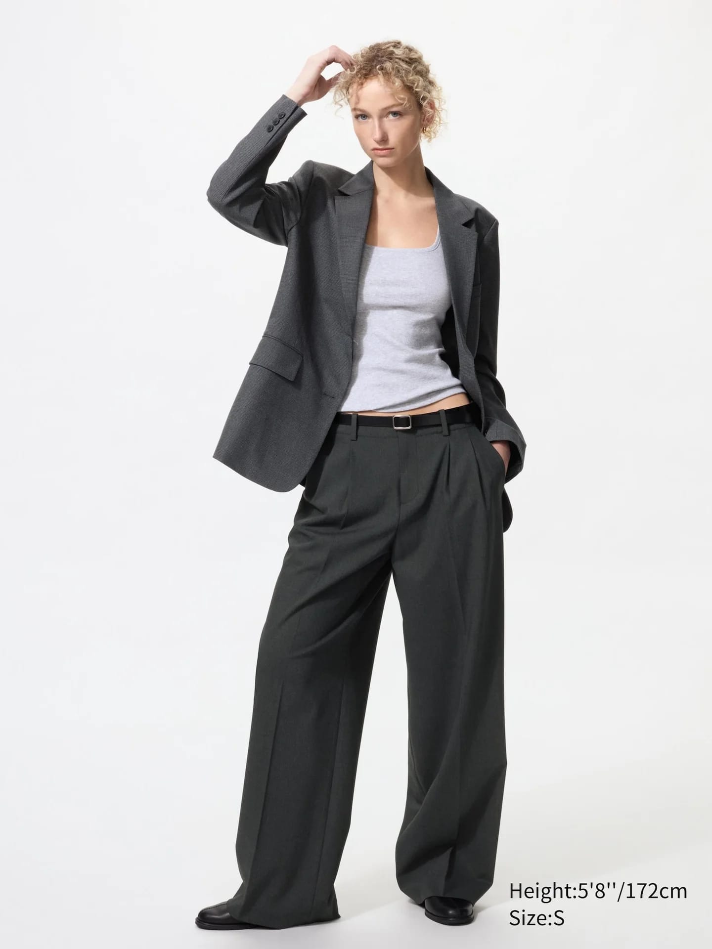 SMART Bundfaltenhose (широкая посадка, язык) - фото 4