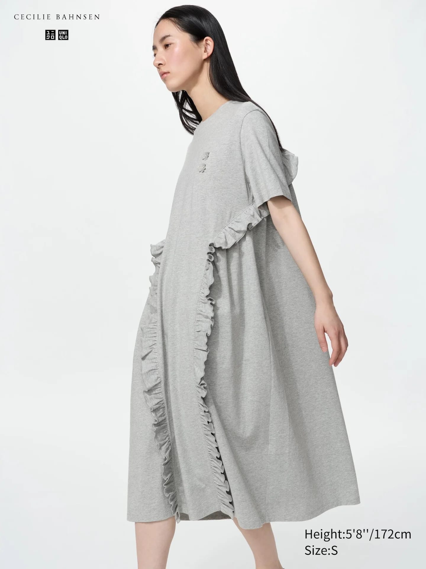 Футболка-Kleid (Rüschen, Kurzarm) - фото 2