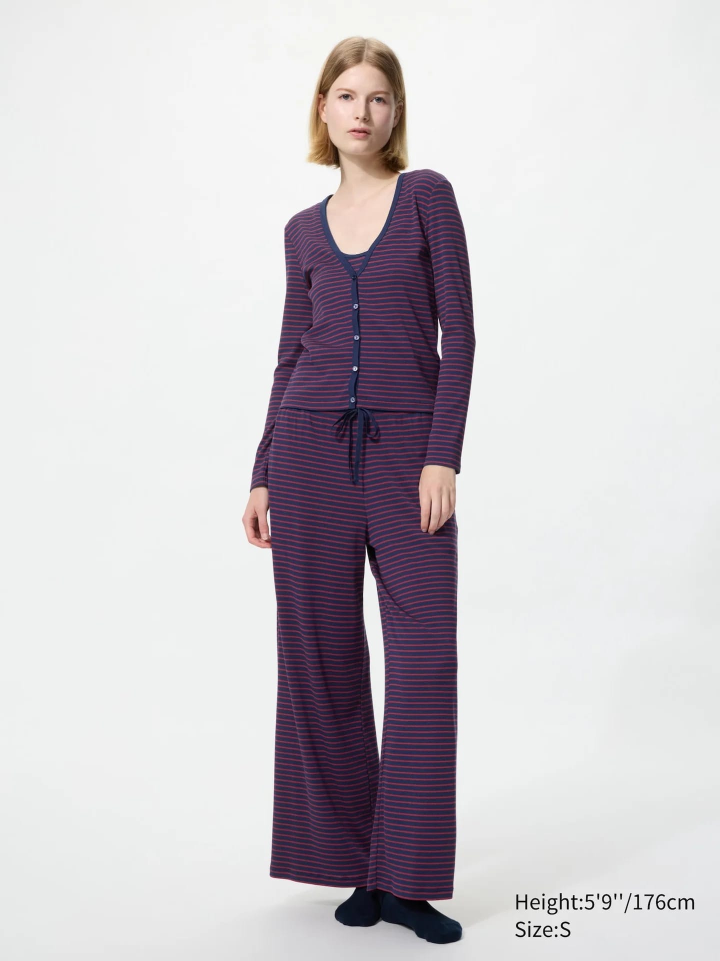 Easy Hose (gerippt, Wide Fit, gestreift) - фото 2