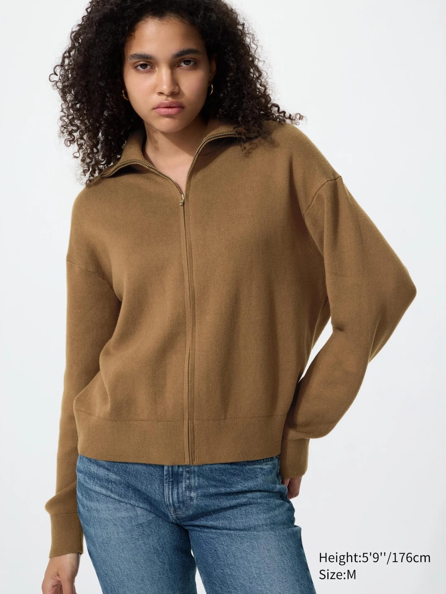 Baumwolle Strickjacke (мягкий, Reißverschluss) - фото 2