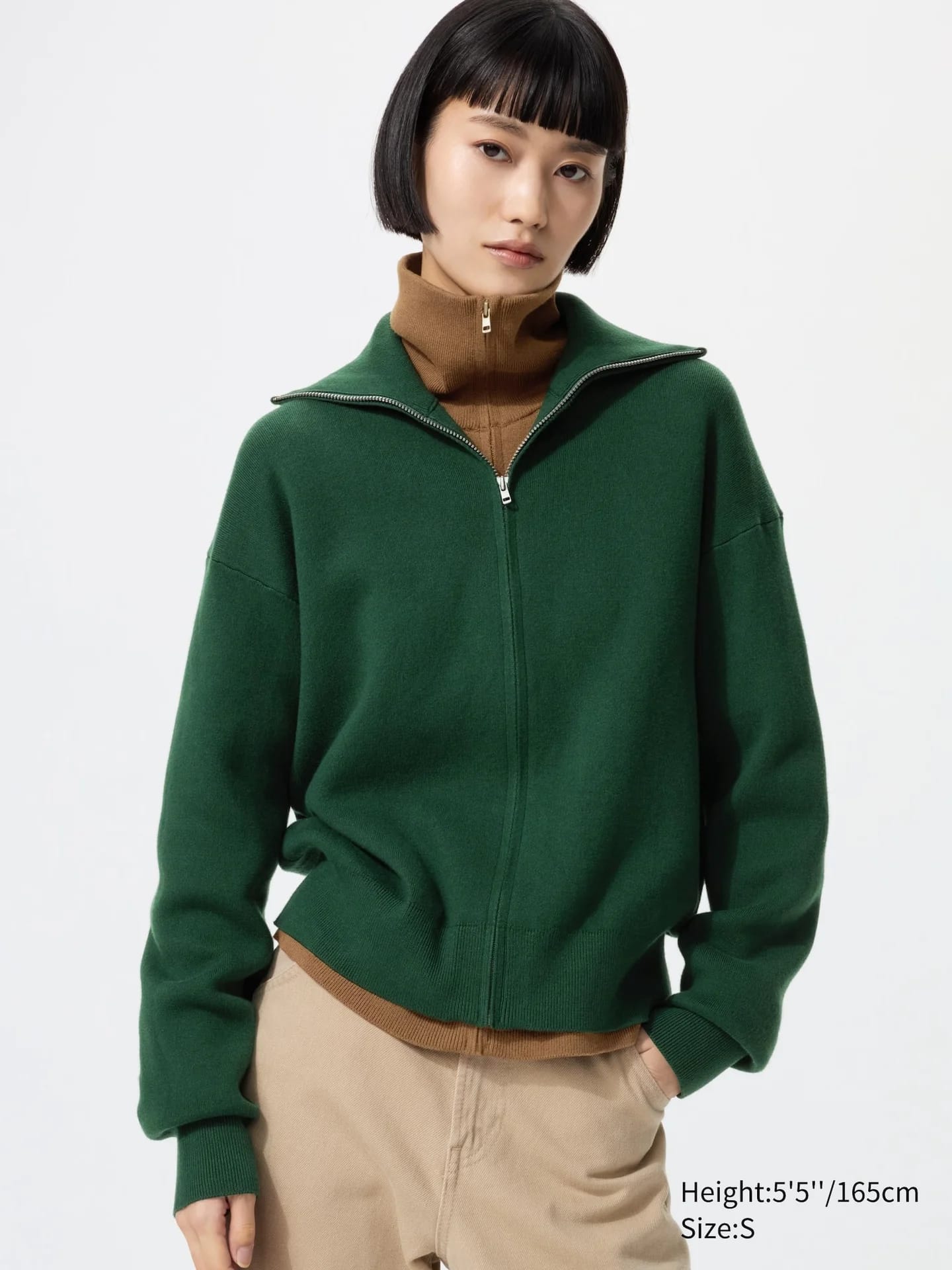 Baumwolle Strickjacke (мягкий, Reißverschluss) - фото 3