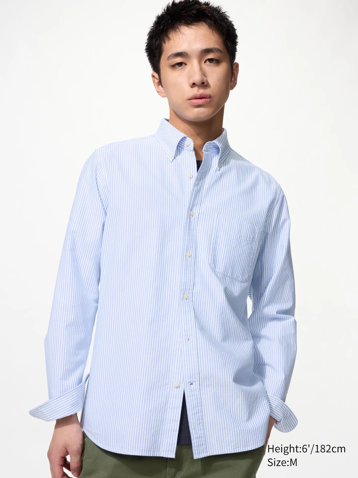 Oxford Hemd (Slim Fit, gestreift) - фото 3