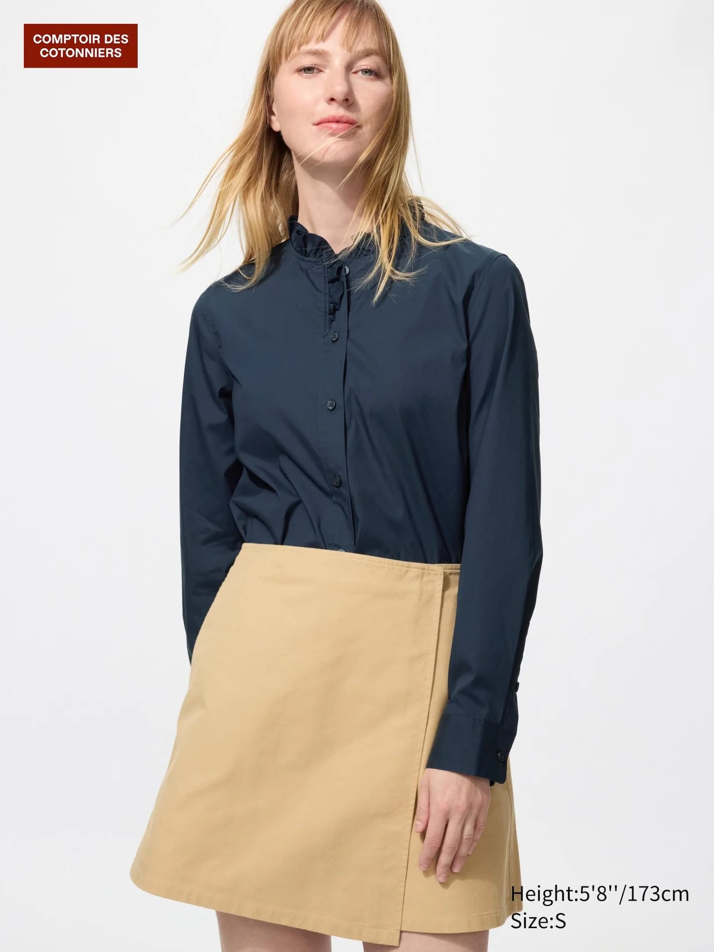 Baumwollmix Bluse (Рюшен) - фото 1