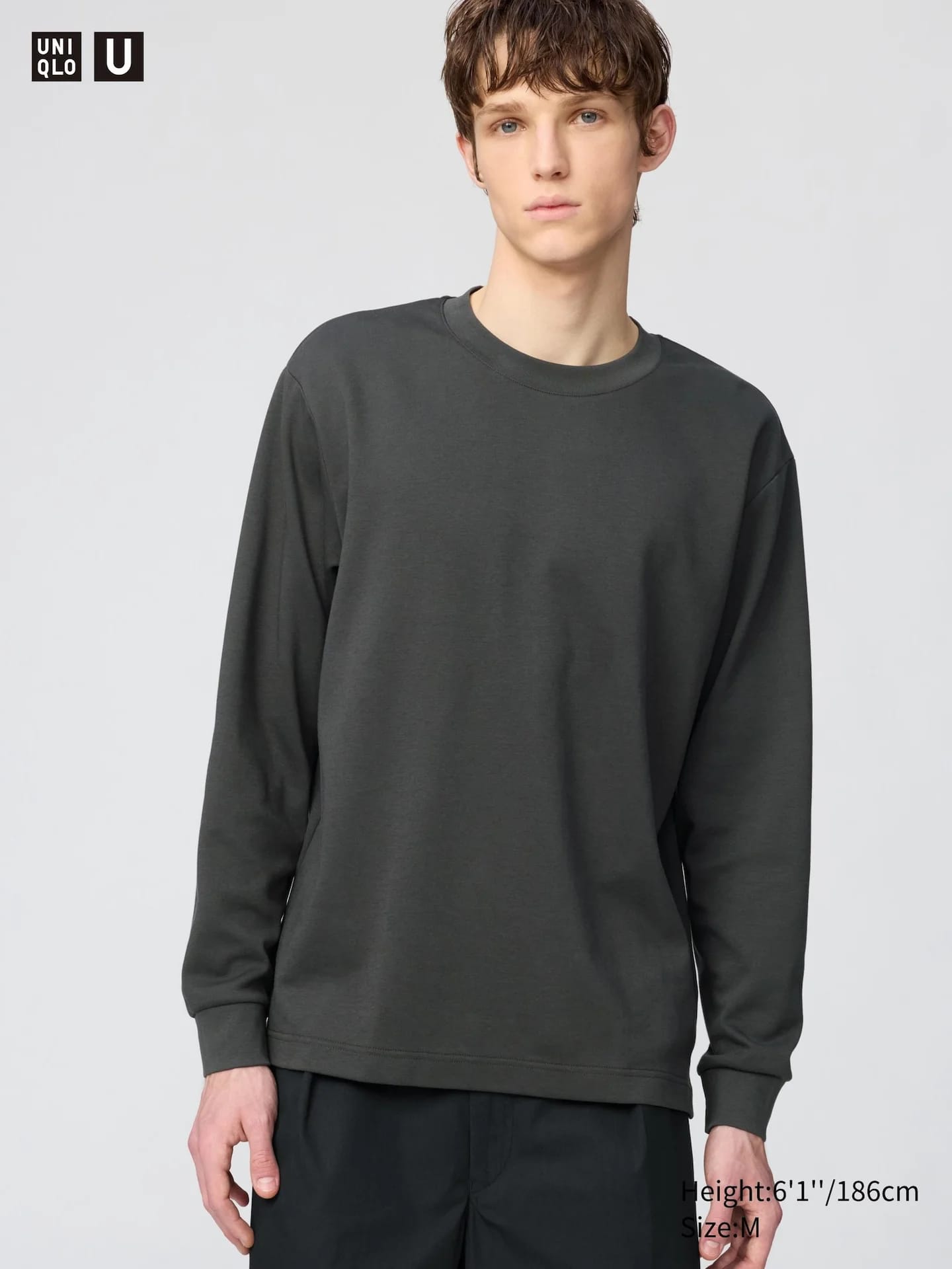 AIRism Baumwolle Langarmshirt (Rundhals) - фото 7