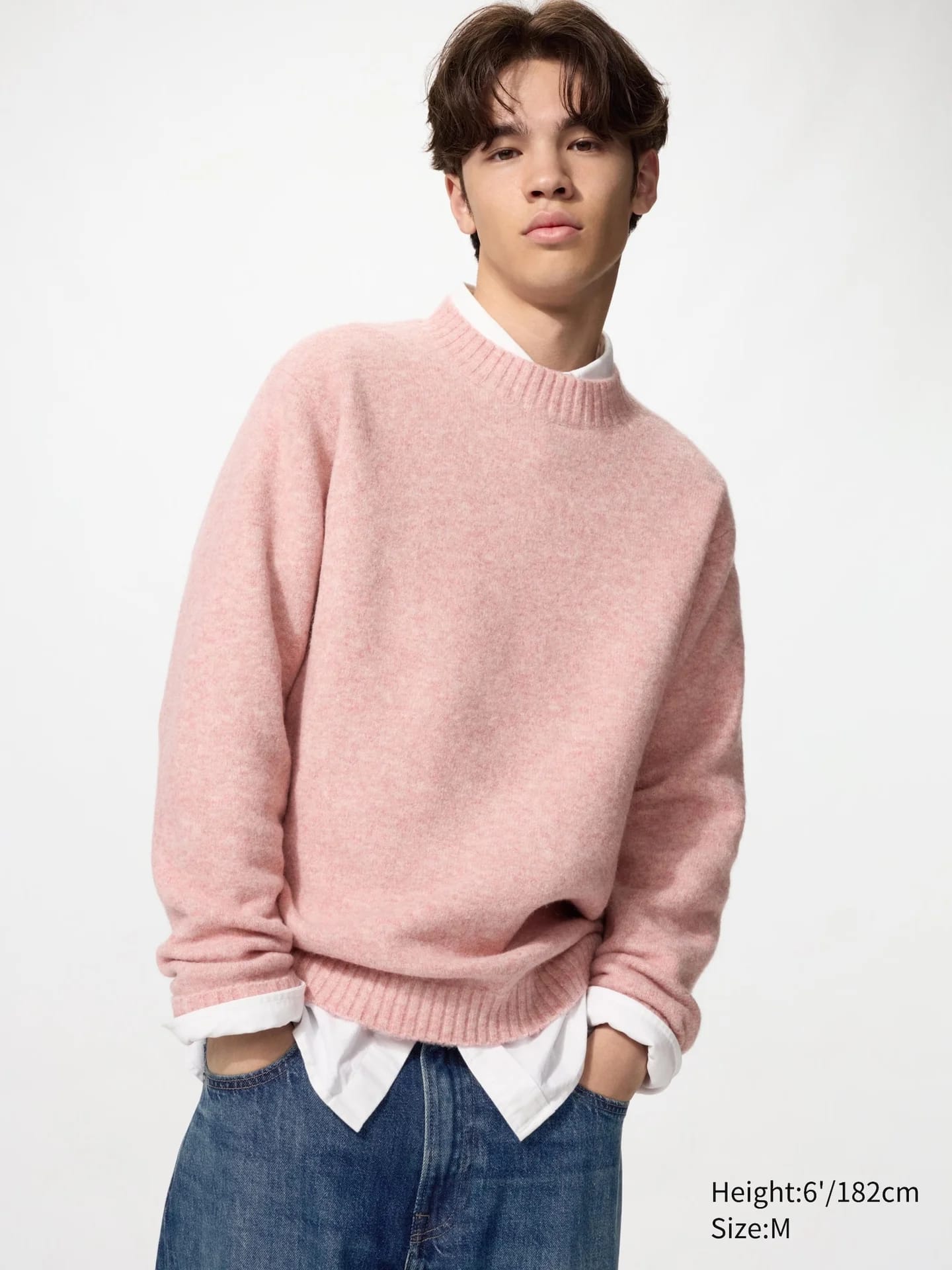 Пуловер из пряжи «Суфле» (Rundhals) - фото 1
