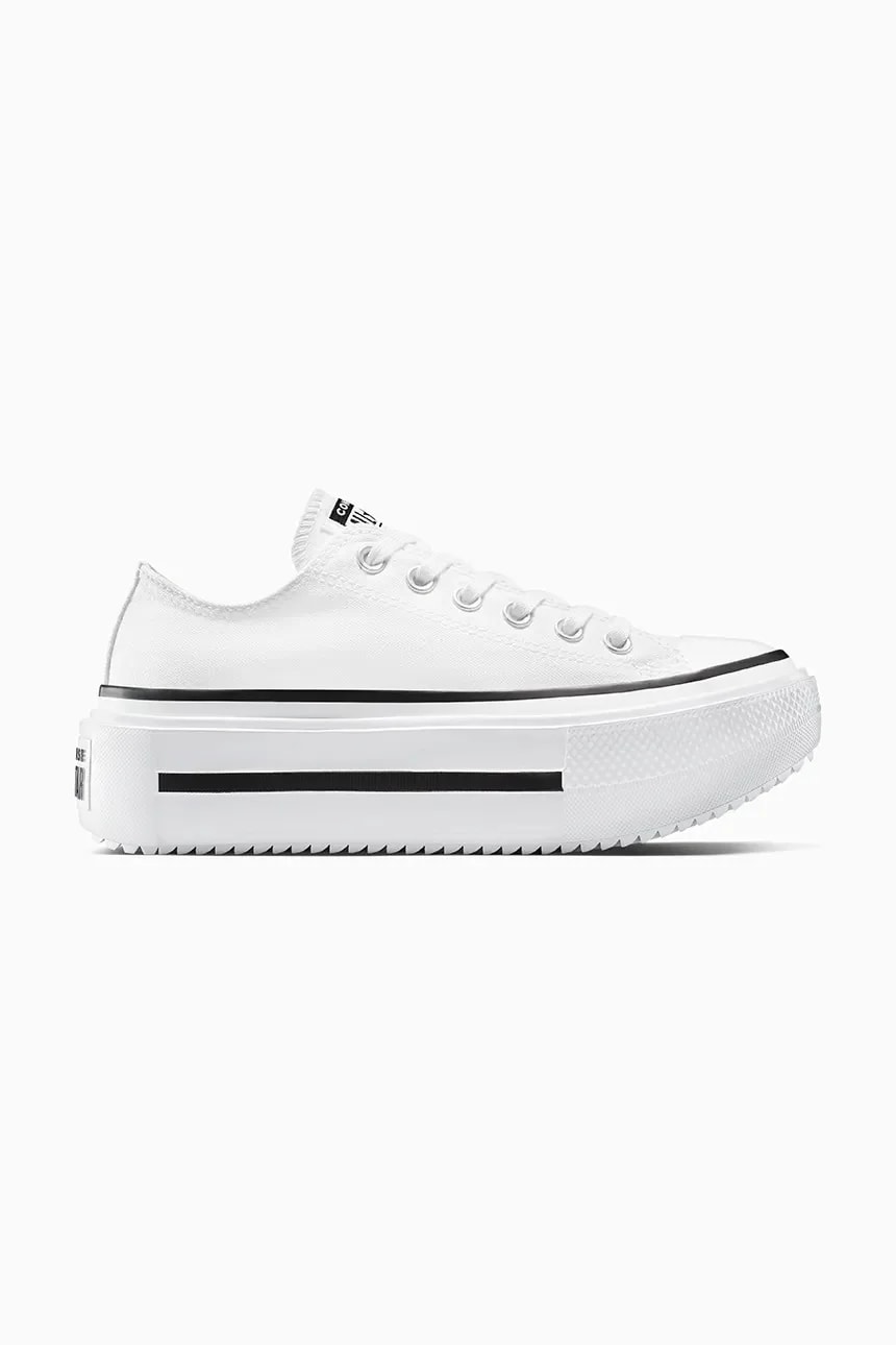 кроссовки Chuck Taylor All Star Lift Double Stack белые для мужчин