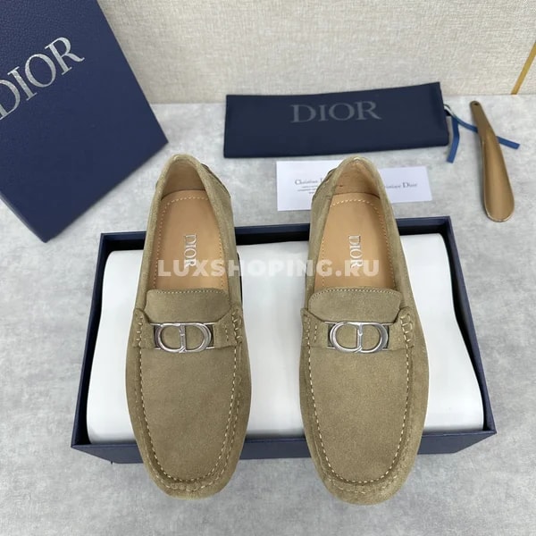 Мокасины Dior Icon бежевые