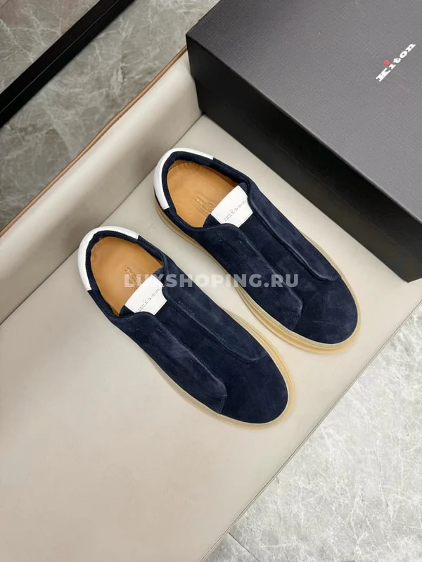 Кеды слипоны Kiton синие