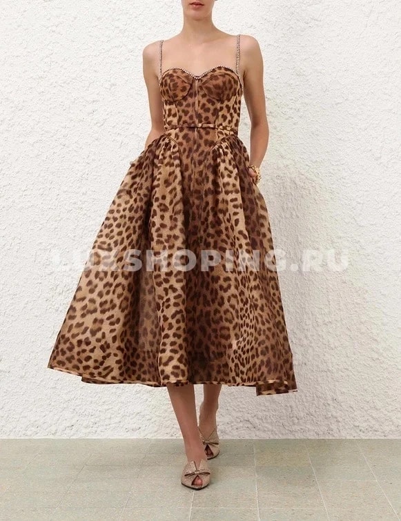 ZIMMERMANN платье midi crush