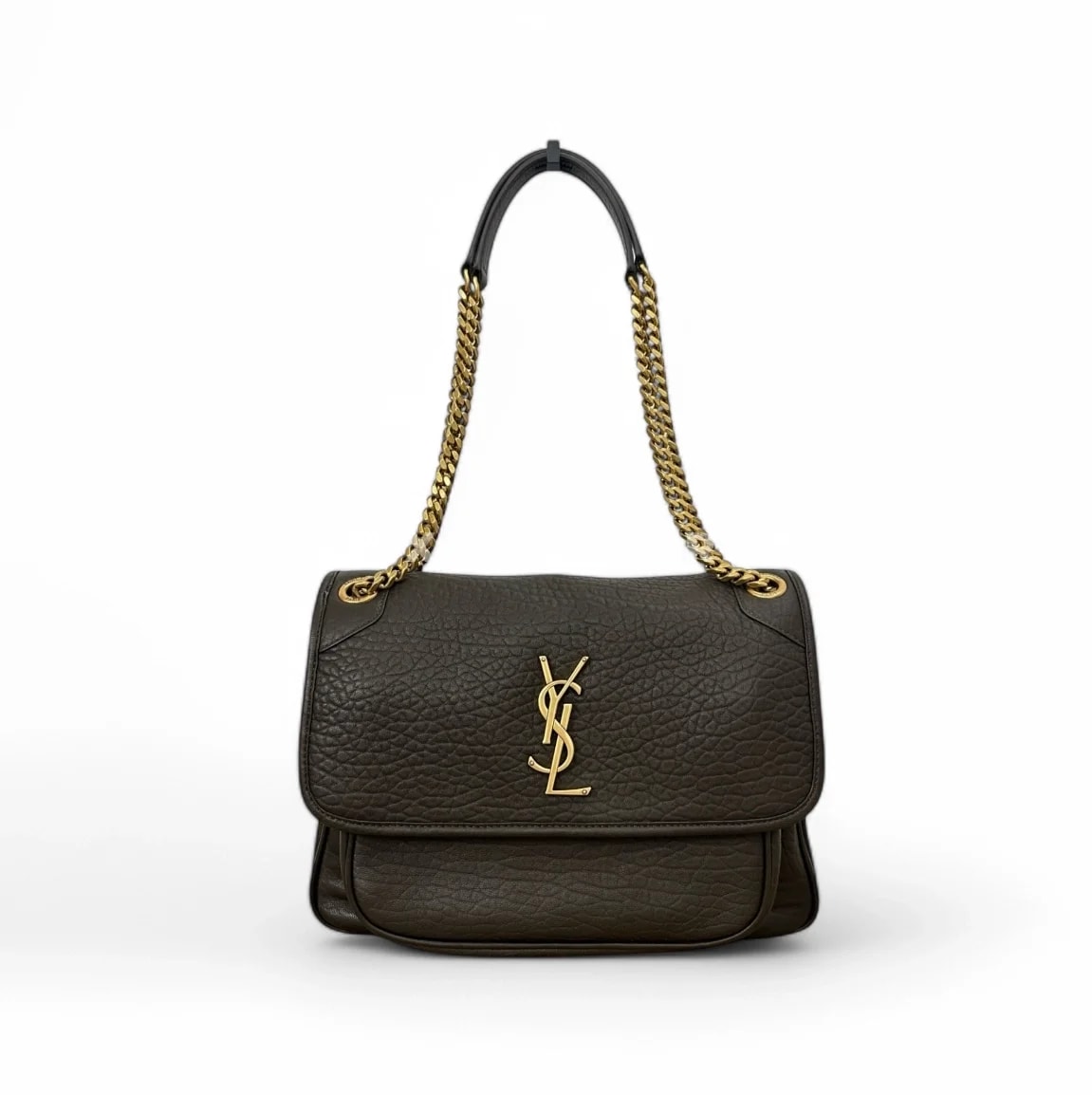 Saint Laurent Сумка Niki 28 см Gold из мягкой овечьей кожи