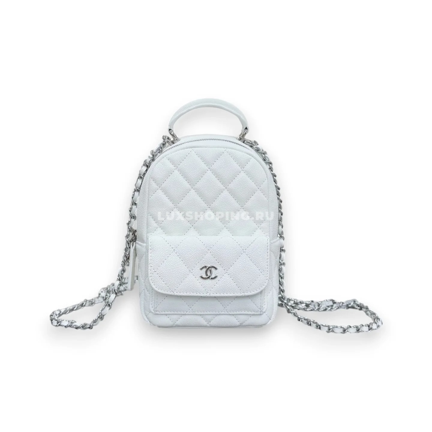Сумка Chanel hobo 2025 серебрянная 30×26×14 см